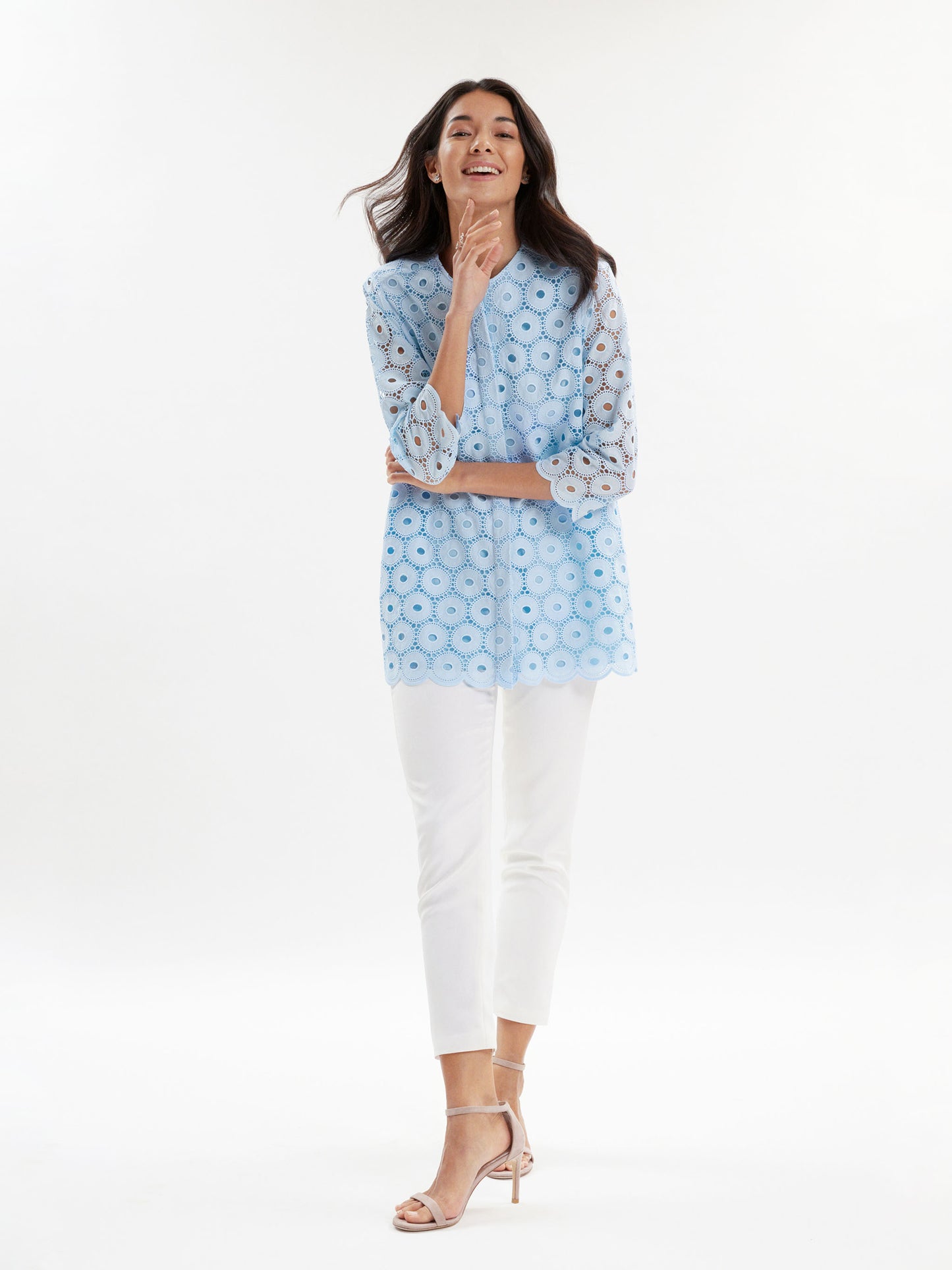 Darelyn Eyelet Tunic