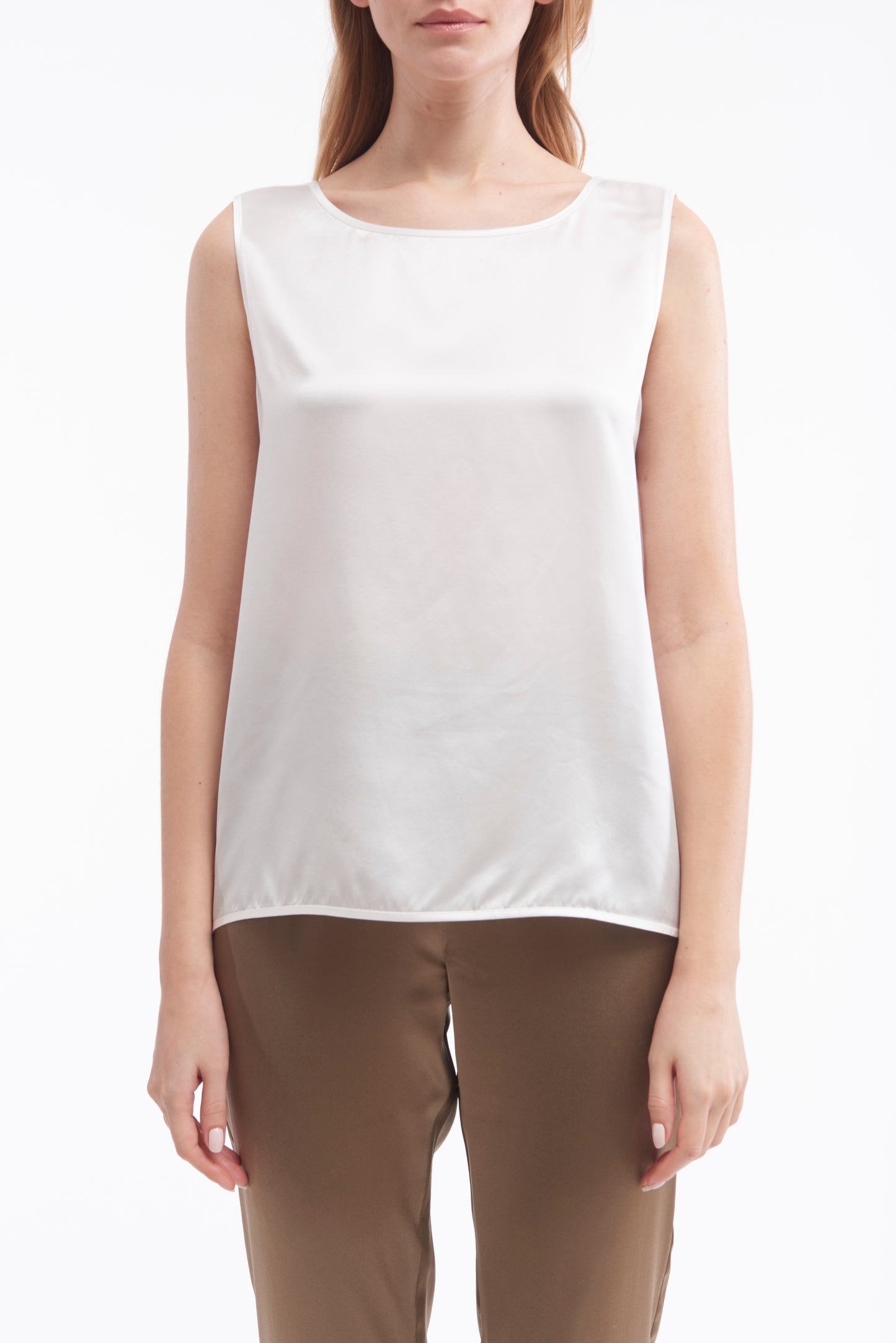 Rose Silk Tank