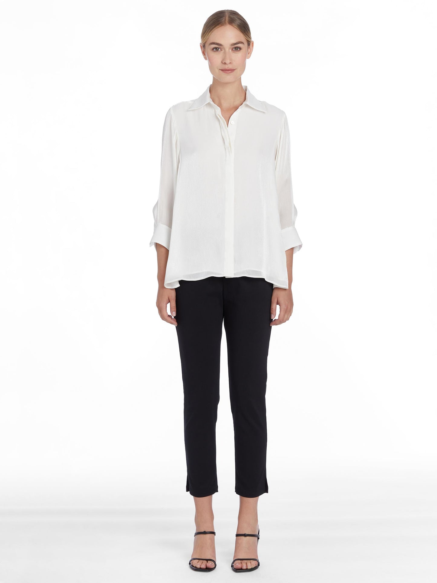 Laura Liquid Lame Blouse