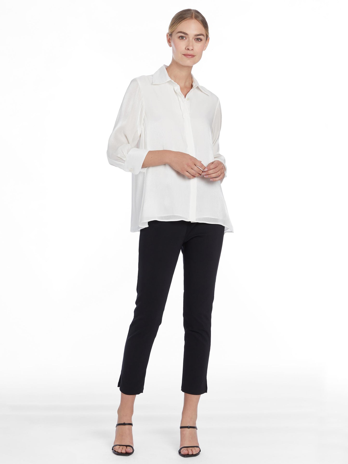 Laura Liquid Lame Blouse