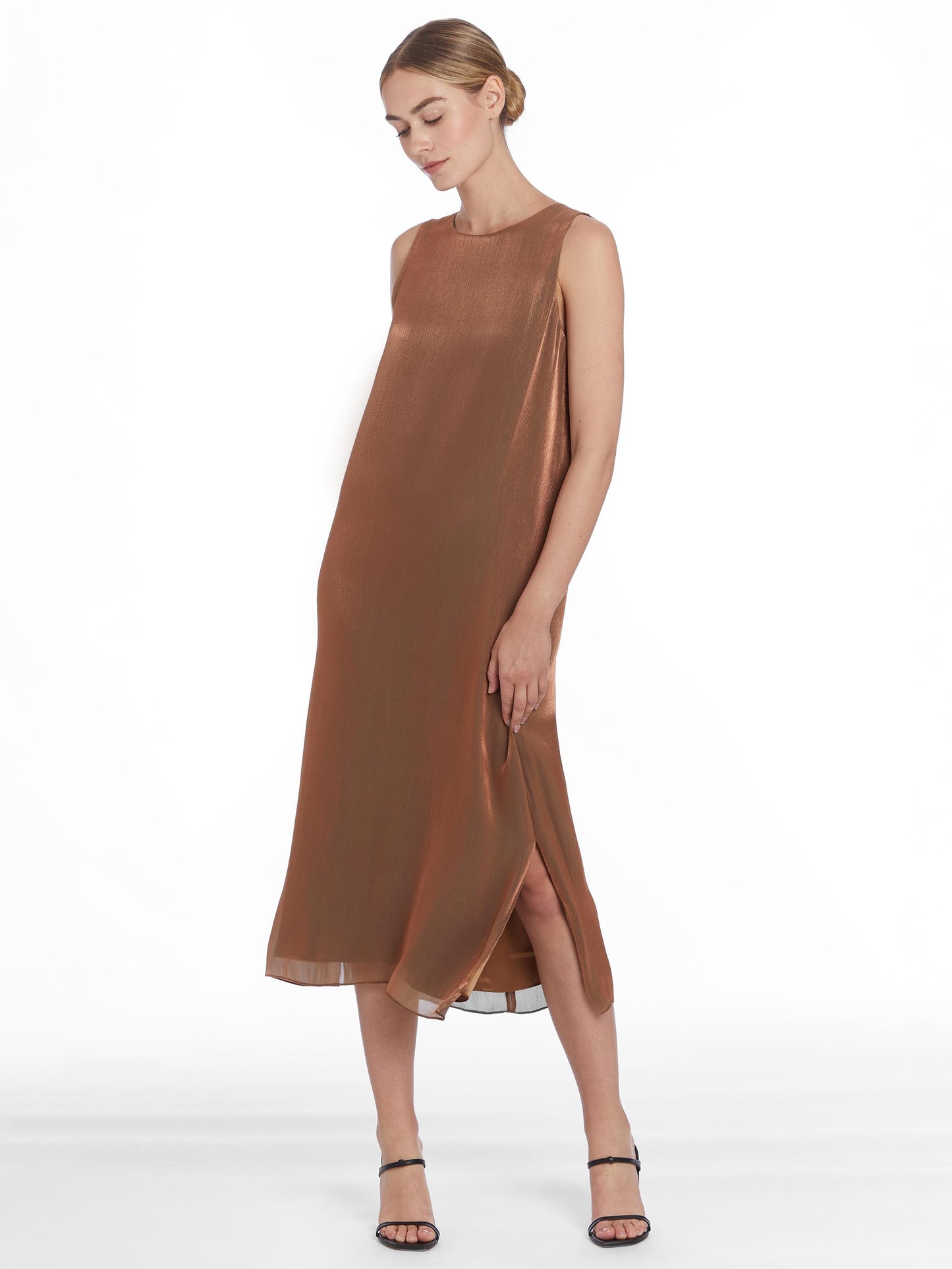 Penny Liquid Lame Dress
