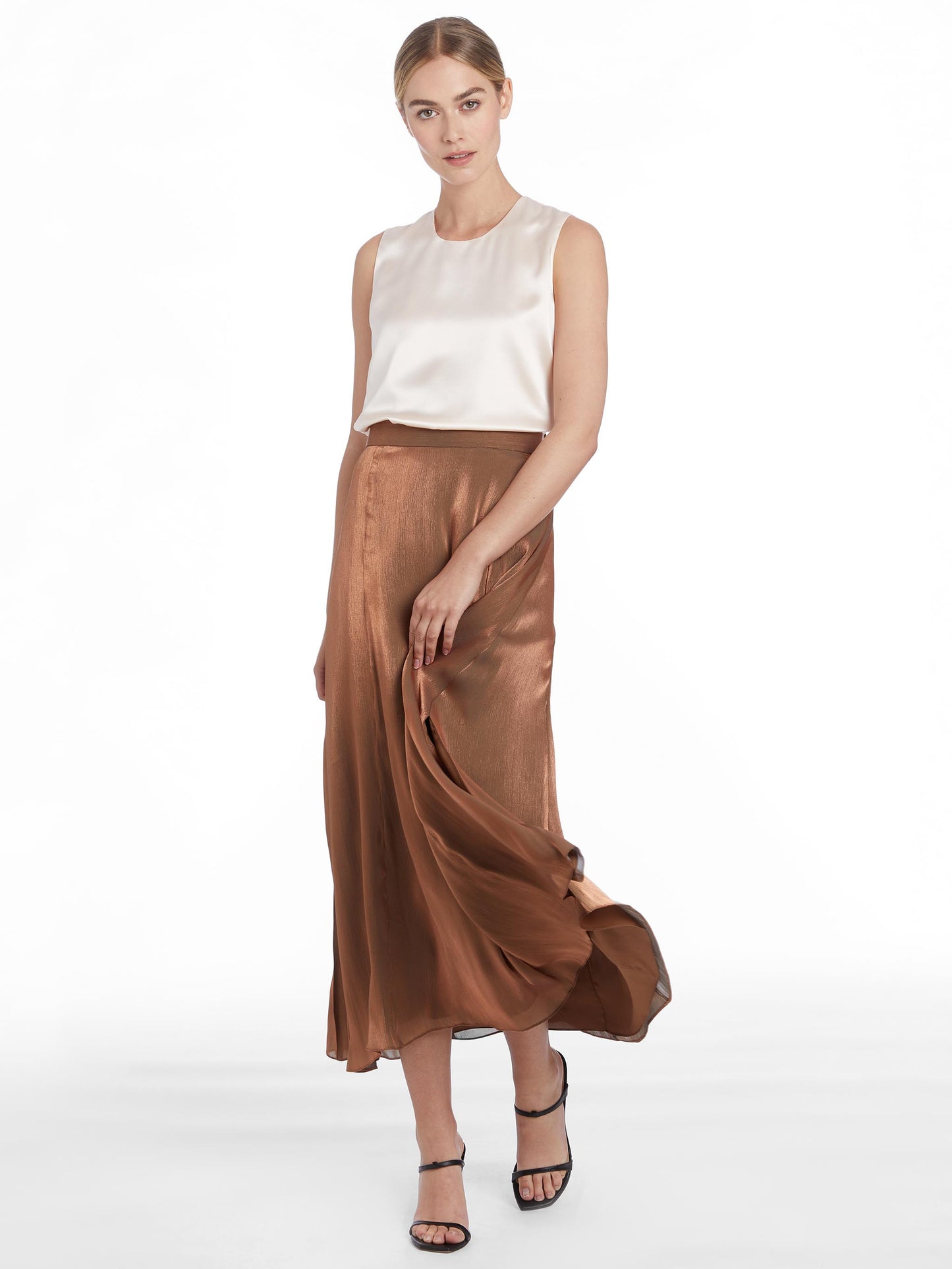 Aenea Liquid Lame Skirt