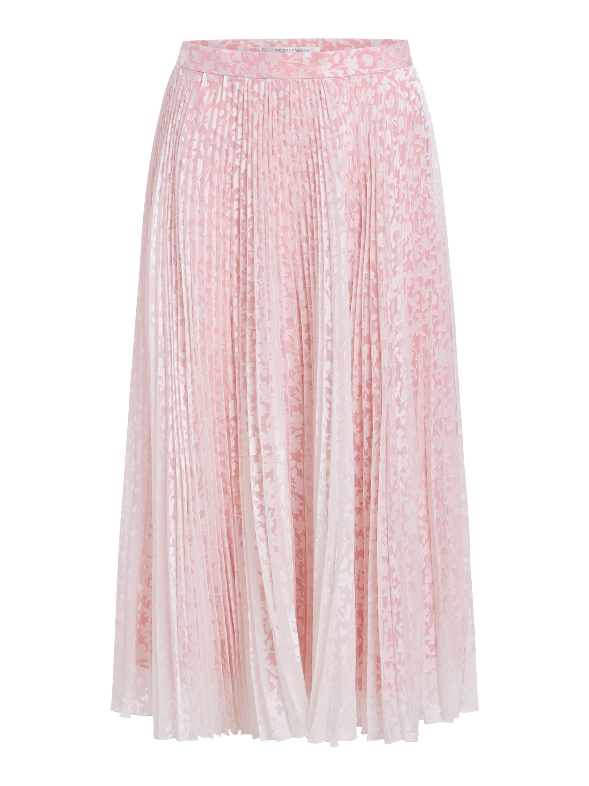 Blair Burnout Pleated Skirt