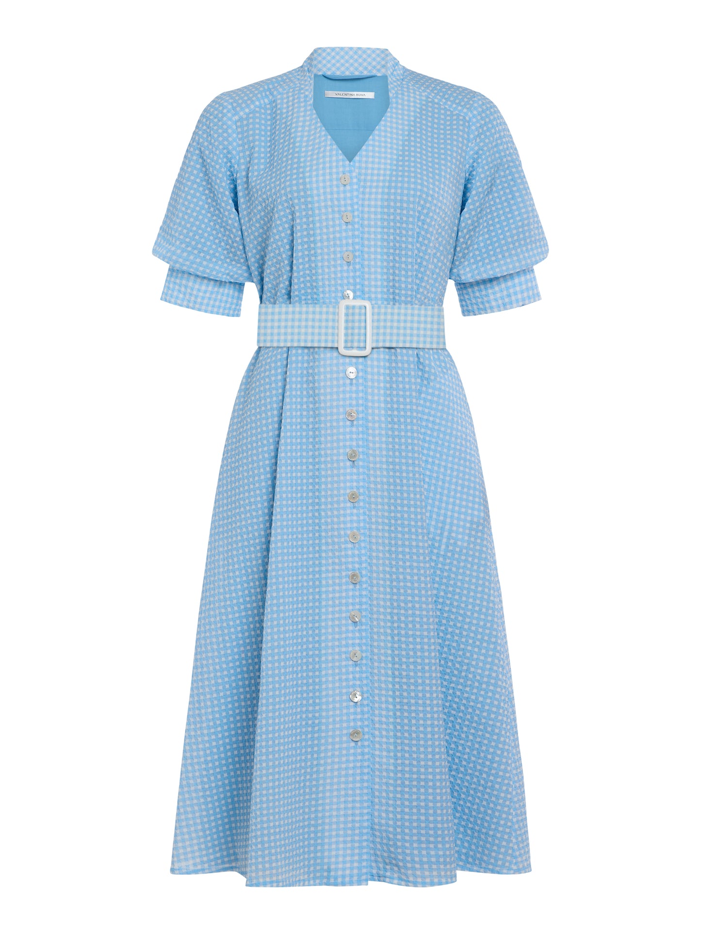 Peter Textured Check Dress