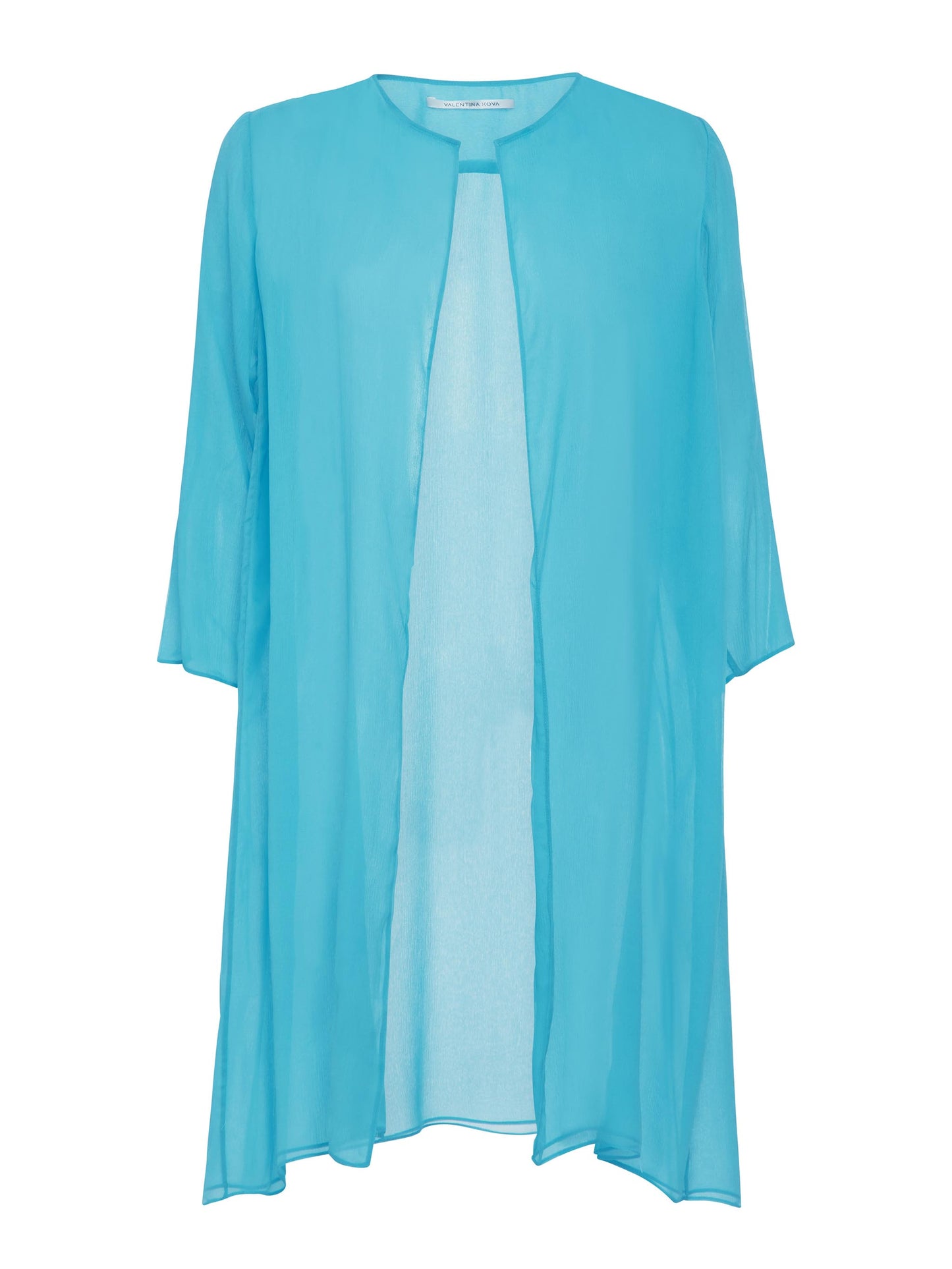Silk chiffon cardigan hotsell