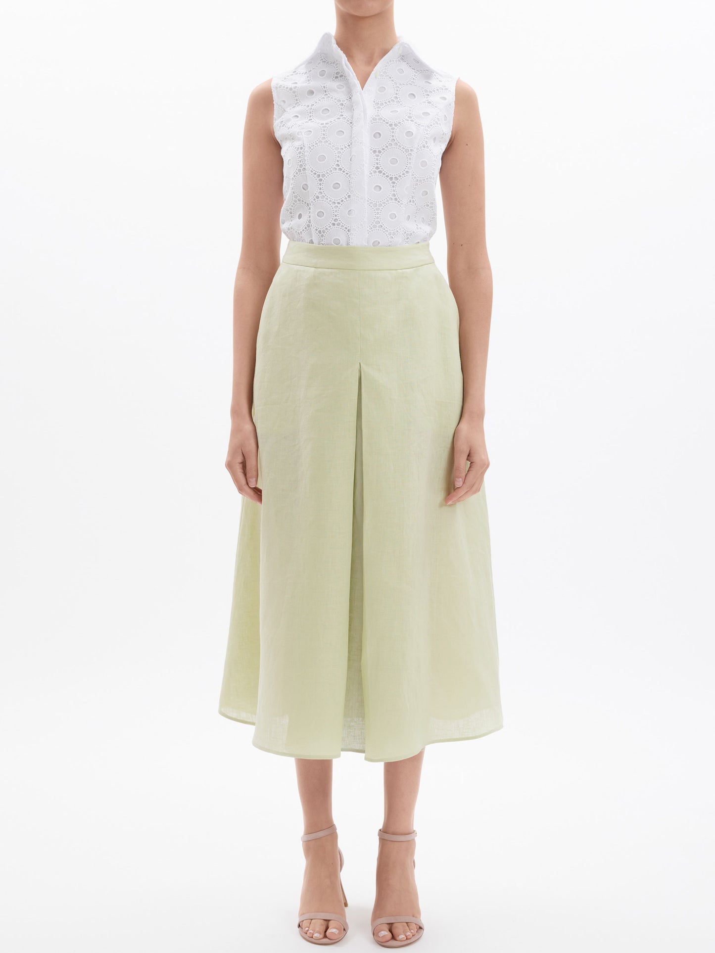 Konstantine Linen Skirt