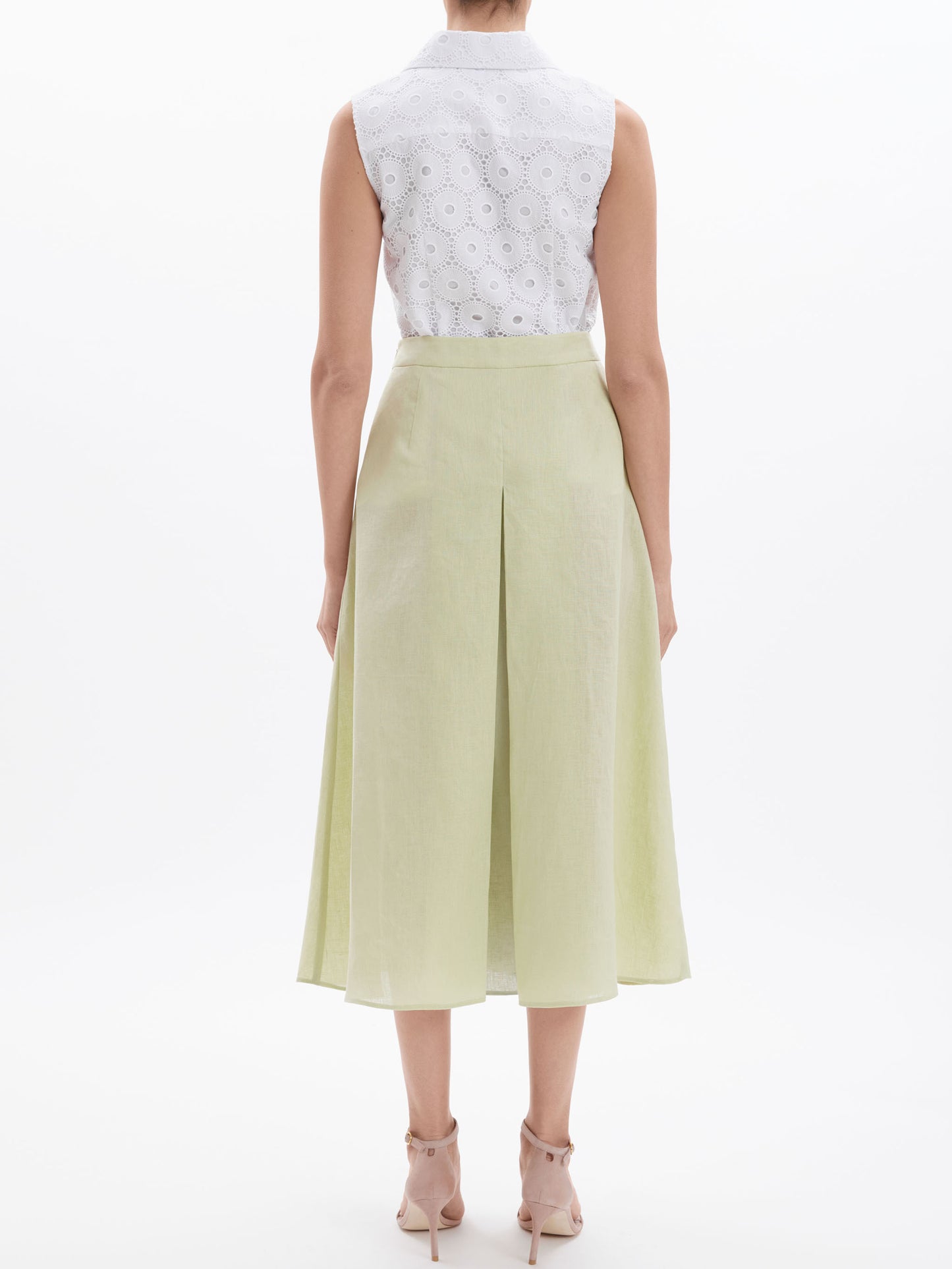 Konstantine Linen Skirt