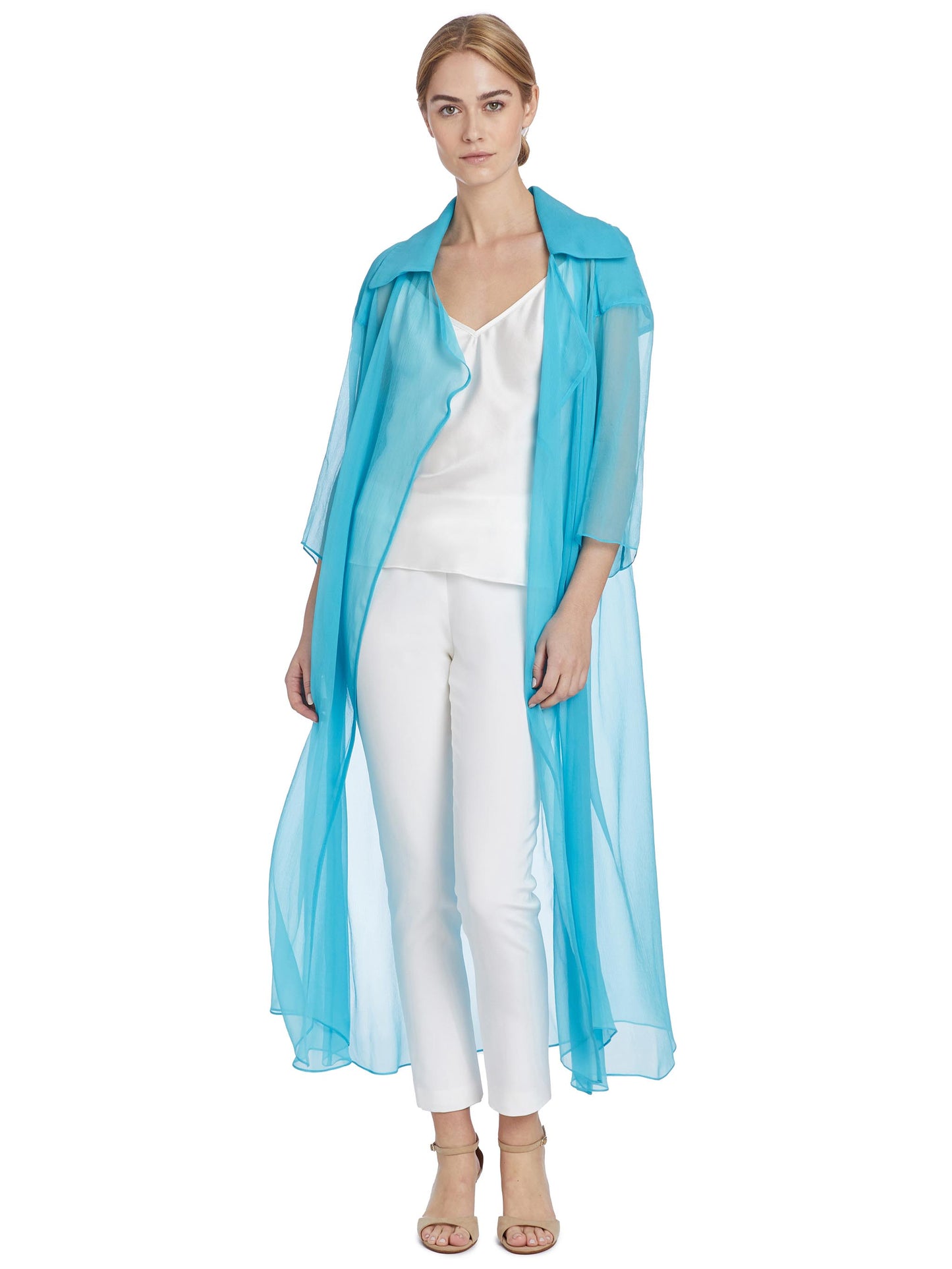 Francis Silk Chiffon Trench