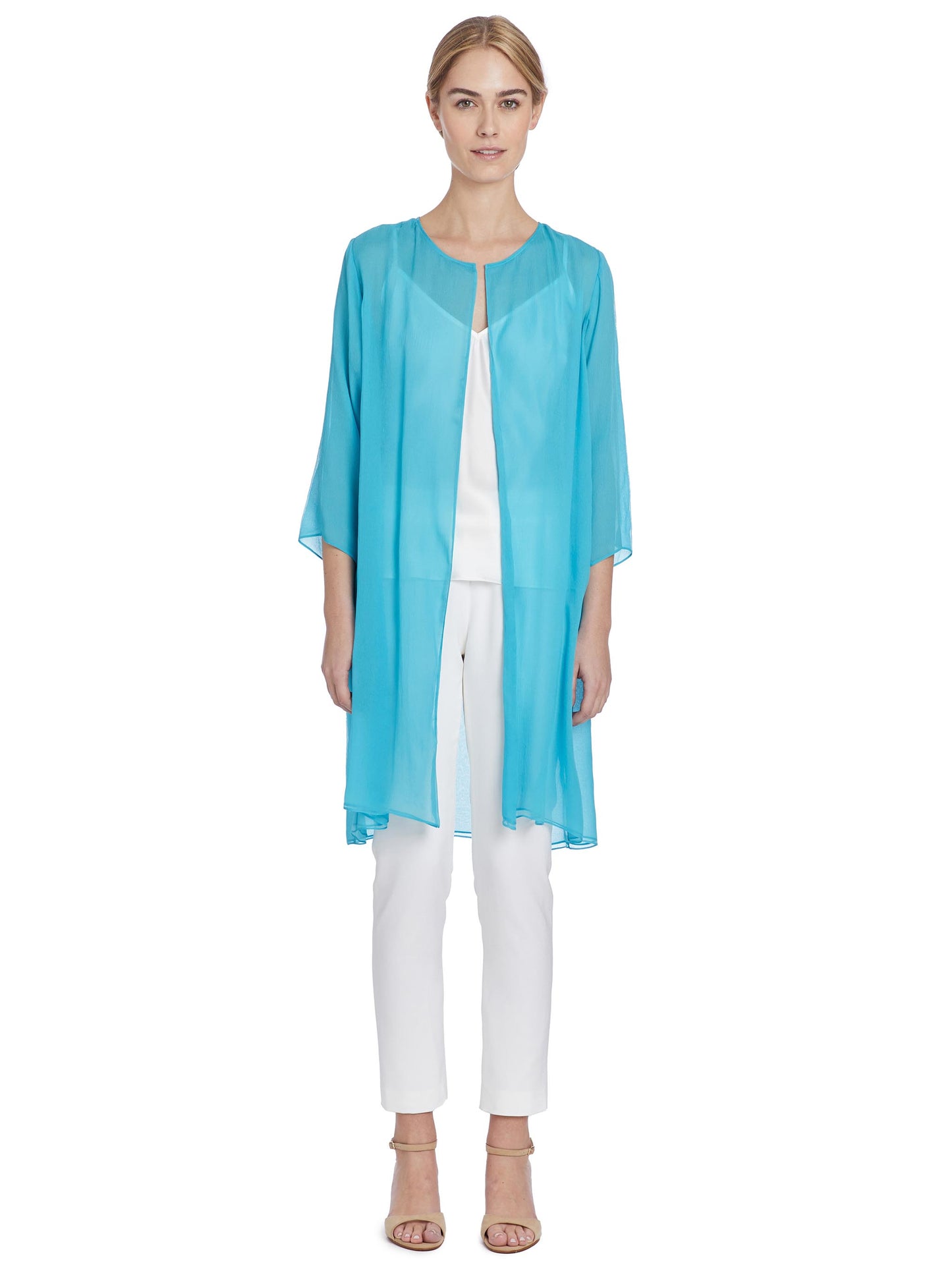 Logan Silk Chiffon Tunic